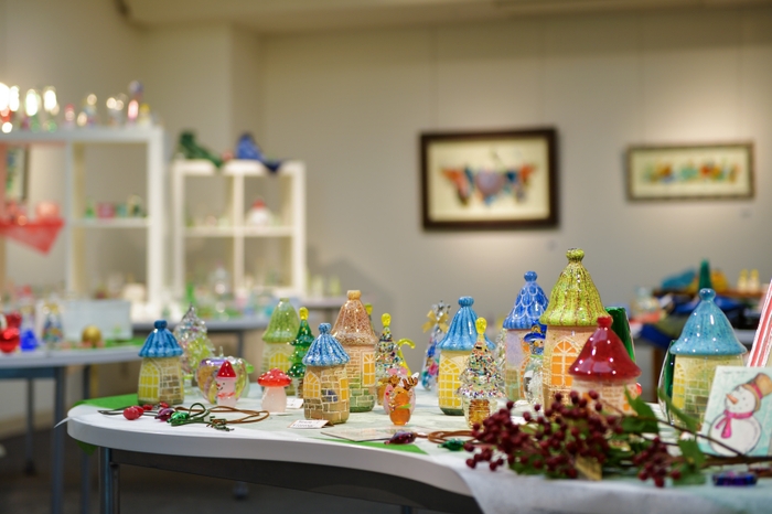 ガラスのクリスマス展イメージ(過去会場画像)