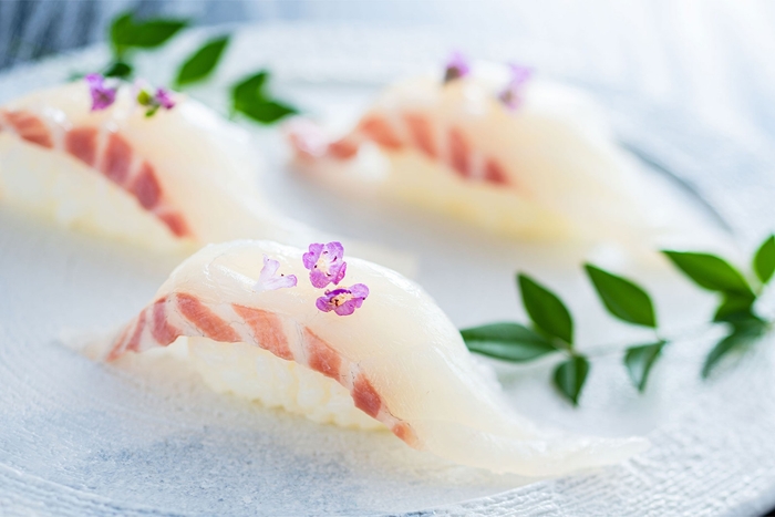 地魚の握り寿司(Premium 汐美荘)