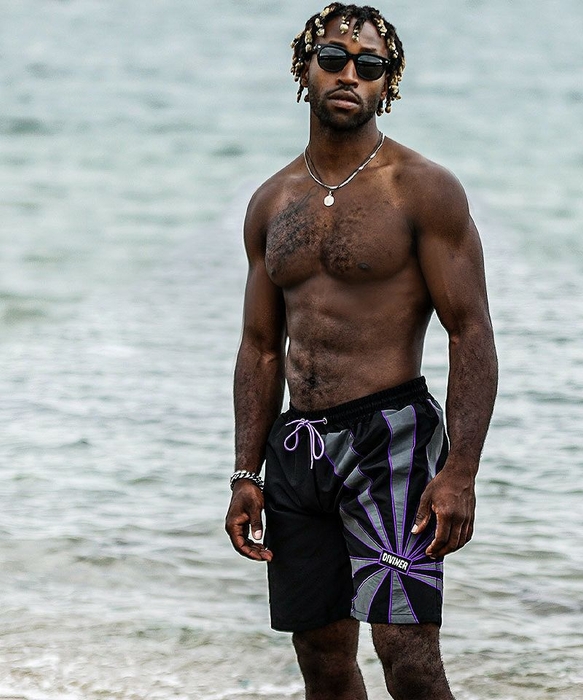 Flag Swim Shorts(ブラック)