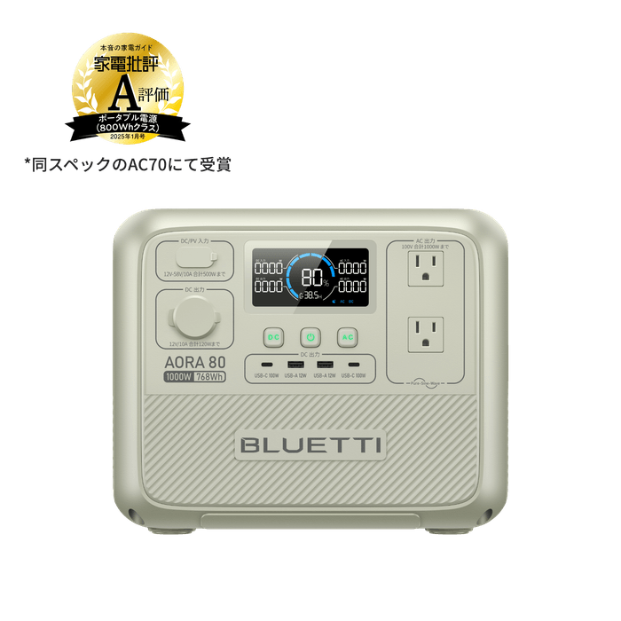 AORA 80 - 小型ポータブル電源