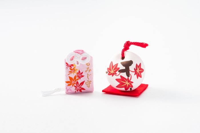 期間限定もみじ守、もみじ土鈴