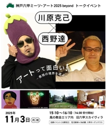 神戸六甲ミーツ・アート2025 beyondアーティストトーク開催 川原克己×西野達 ～アートって面白い！表現の境界を遊ぶ～