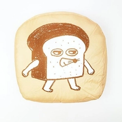 パンどろぼうのユニークなもちもちクッションはずっと触っていたい手触りが魅力！ソファやベッドに並べてインテリアにおすすめ。