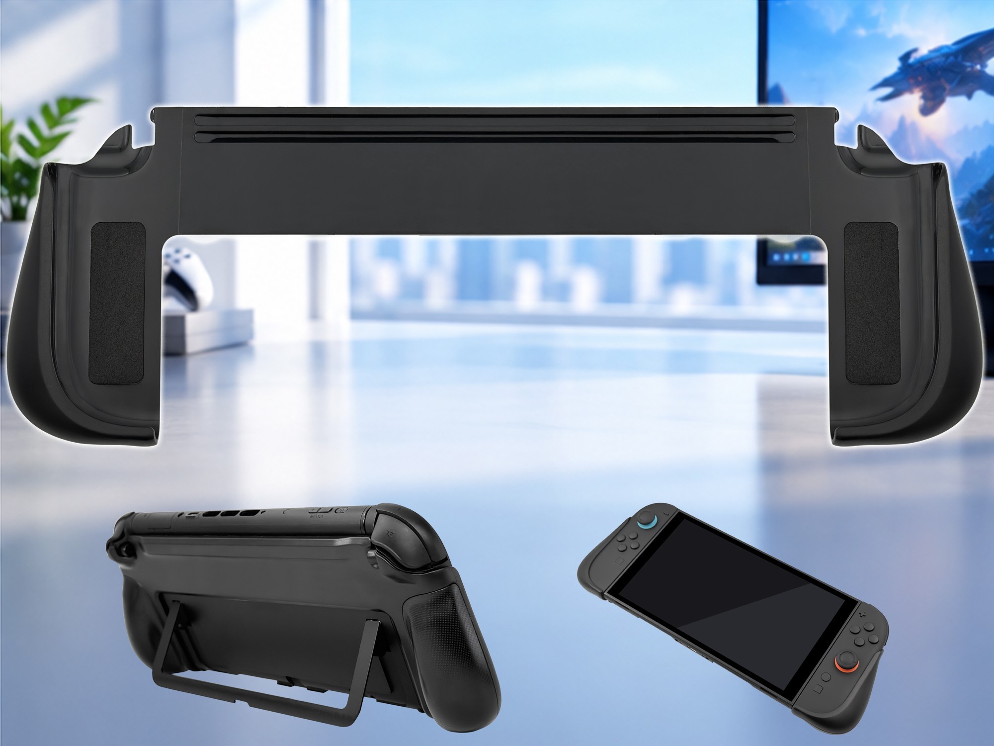 Switch2本体の操作性UP！ 装着＆取りはずしが簡単なハンディグリップ