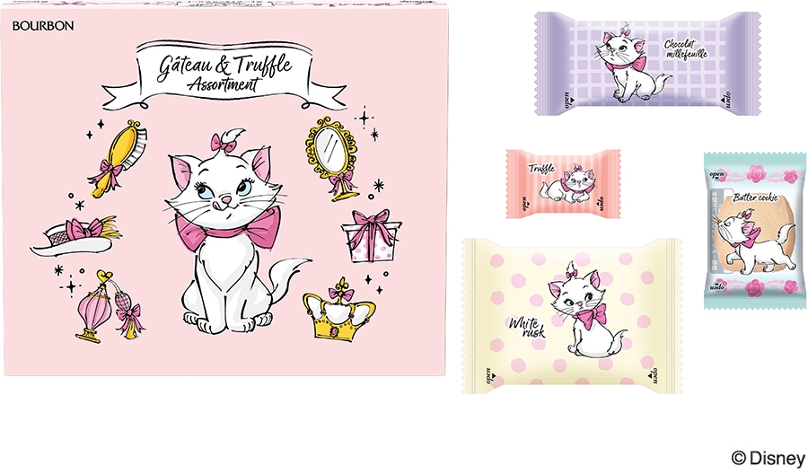 4種の洋菓子が入った「ディズニー/ガトー&トリュフアソート」