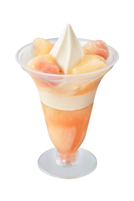 完熟白桃パフェ イメージ画像
