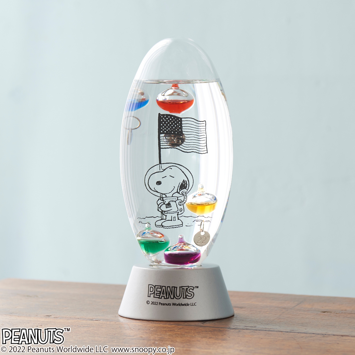 PEANUTS スヌーピー ガラスフロート温度計 アストロノーツ 5,500円(税込)