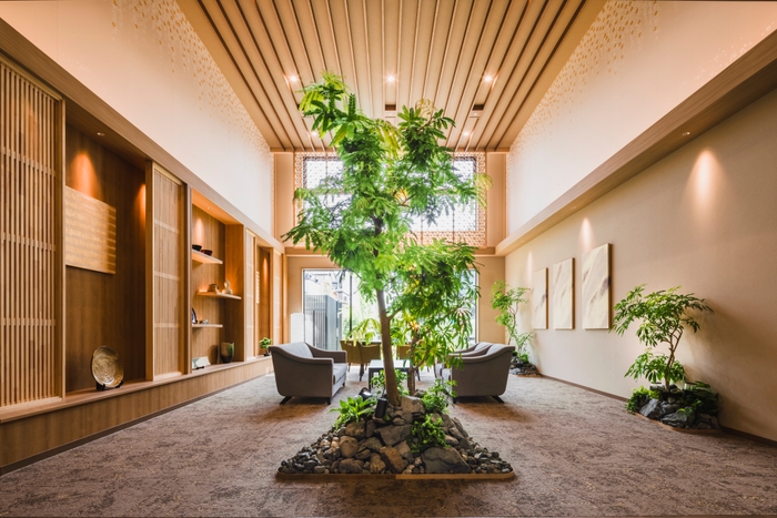 ▲HITOWAケアサービスの地域共生型ホーム「イリーゼ南柏・別邸」