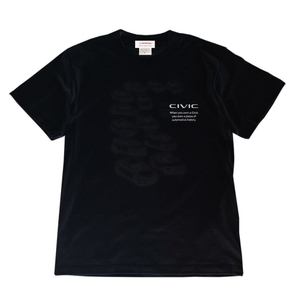 2401HD41-07 シビック Honda CIVIC HISTORY Tシャツ