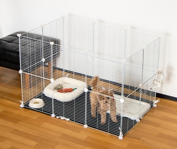 【新製品】ペット用ジョイントサークル 組立使用例