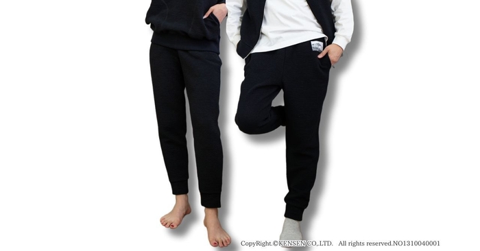 エベレスト 綿ジョガーパンツ　着用イメージ