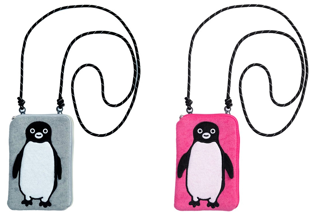 「Suicaのペンギン スマホショルダーバッグ」 左/グレー 右/ピンク