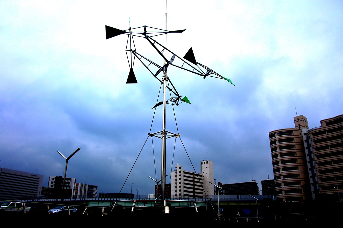 風の橋の「銀河の船」(北九州市 時と風の博物館提供)