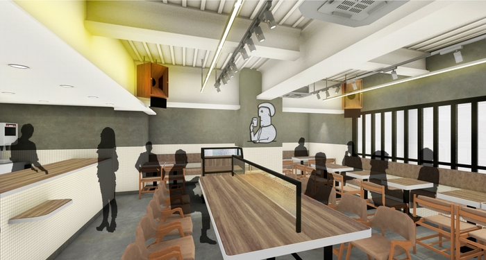 PRONTO エキュート立川店 内観(カフェ)