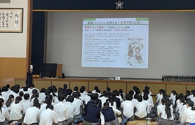 令和6年度（2024年度）進路講演会の様子