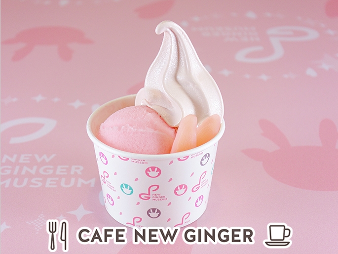 岩下の新生姜ソフト&シャーベット