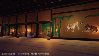 武力や財力を知らしめた障壁画