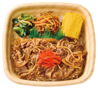 もちミニ 牛すき煮弁当　510円(税込550円)