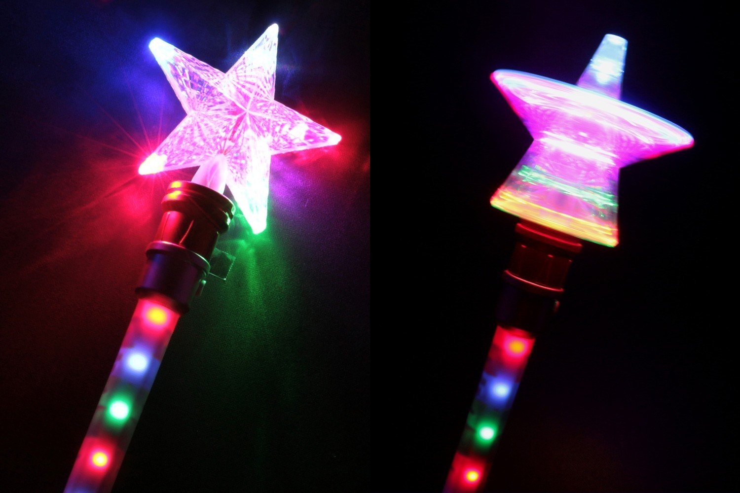 「光るくるくるお星さまスティック」 価格:1,000円 星が光りながら回るおもちゃです。