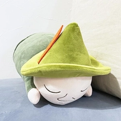 寝顔が最高〜。スナフキンとリトルミイのもちもちクッション。