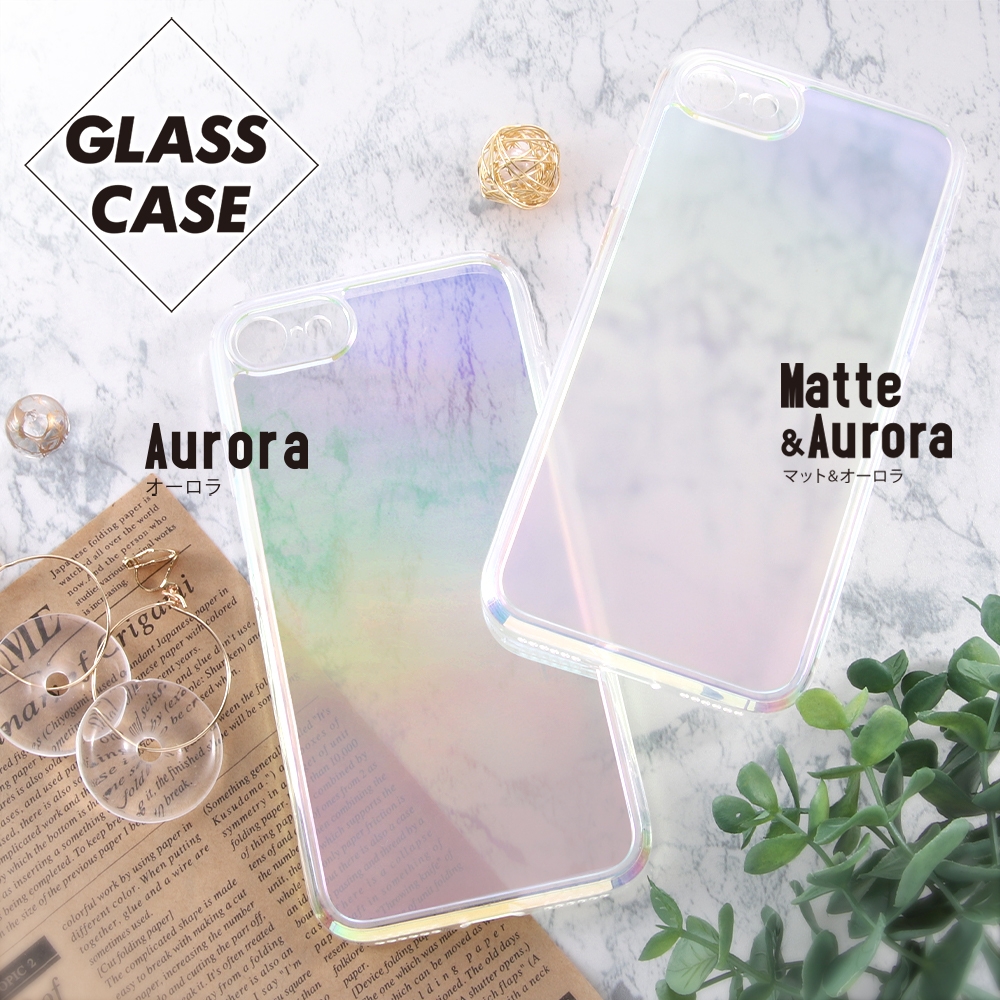 ガラスハイブリッドケース_オーロラ