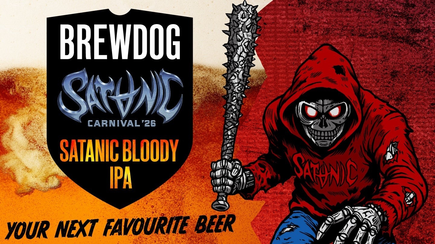 英国№1クラフトビールブランドBREWDOG × SATANIC CARNIVAL 2026 のコラボビール「SATANIC BLOODY IPA」が登場！