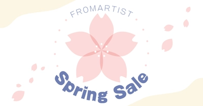 一点ものアートのECサイト・FROM ARTISTにて 「スプリングセール」を4月15日(月) - 5月31日(金)開催！