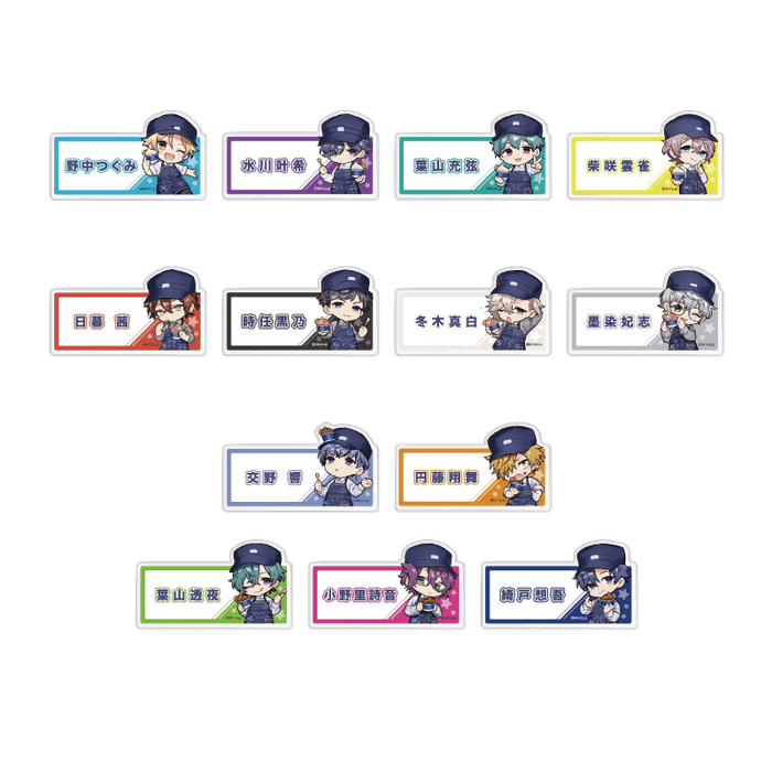 アクリルバッジ(ランダム 全13種) イメージ画像 ©MintLip