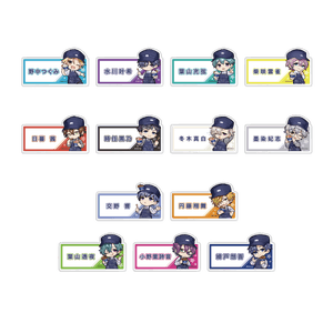 アクリルバッジ（ランダム　全１３種）　イメージ画像　©MintLip　