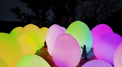 『チームラボ 養老渓谷』養老渓谷, 千葉 ©︎ チームラボ, Made with CG