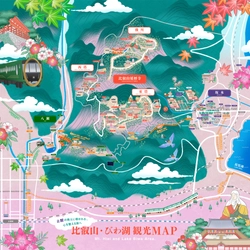 デジタルイラストマップ「比叡山・びわ湖 観光ＭＡＰ」のサービス提供開始