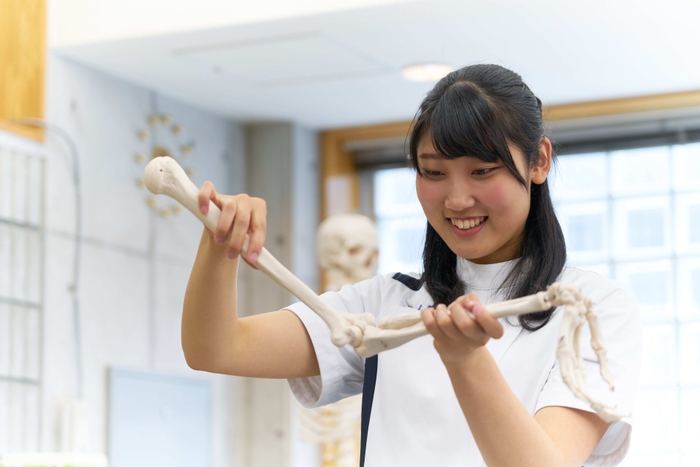 模型を使用しての座学授業