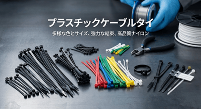 図. プラスチックケーブルタイの製品画像