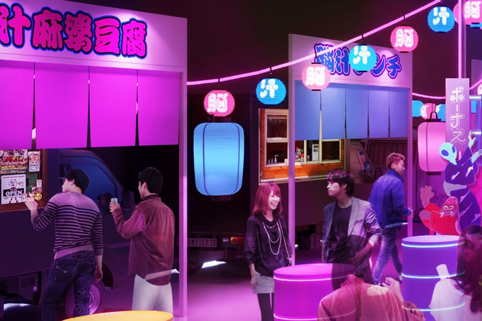 個性豊かなフード&ドリンクが楽しめる「脳汁屋台」