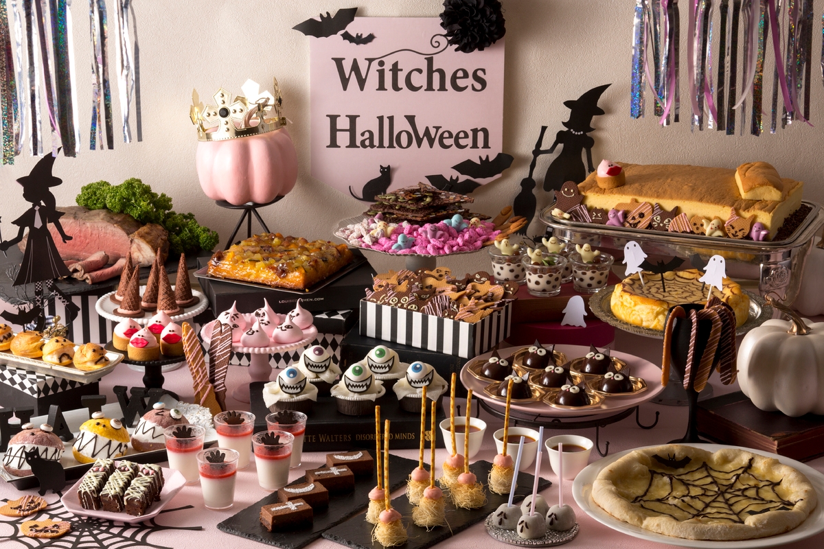 【ポートピアホテル】“小さな魔女”とおばけのティーパーティへようこそ!ハロウィンスイーツブッフェ開催