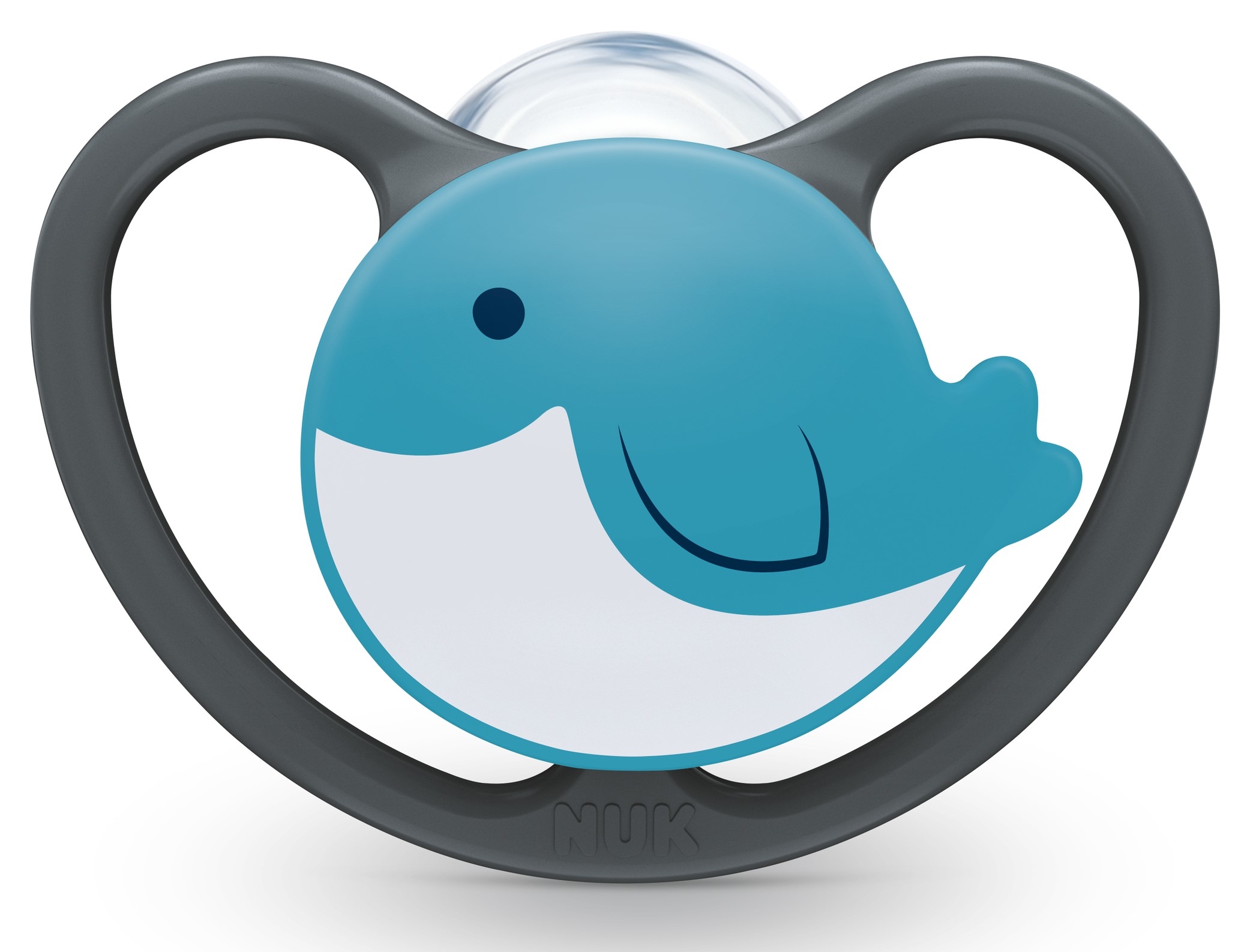 おしゃぶりスペース(消毒ケース付き)クジラ