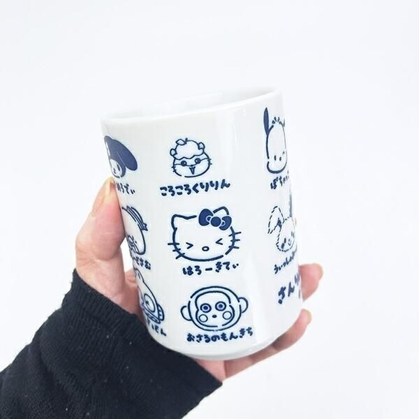 キティちゃんのキモチがいっぱい！毎日楽しい「いろいろフェイス湯のみ