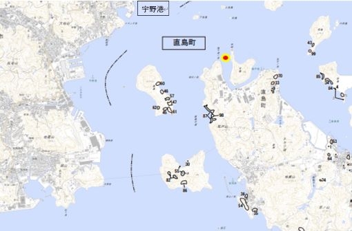 図1. 早崎水中遺跡の位置