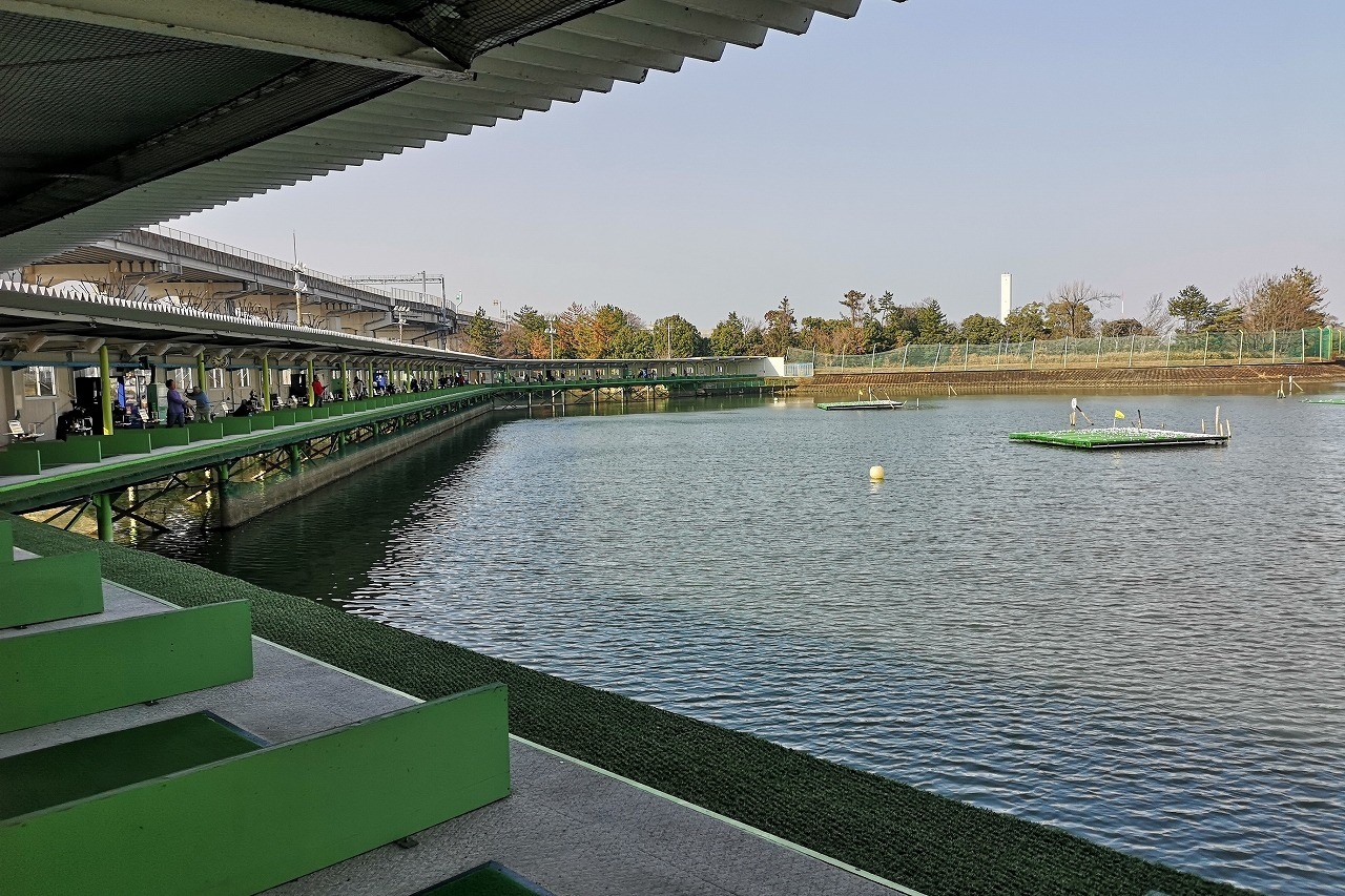 水上に建設された打席