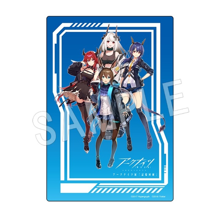 アークナイツ展「記憶回廊」アクリルブロック 2,200 円 (税込)