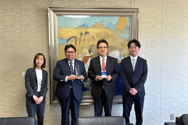 【トイメディカル株式会社】フードテックビジネスコンテスト最優秀賞受賞を熊本市長へ報告