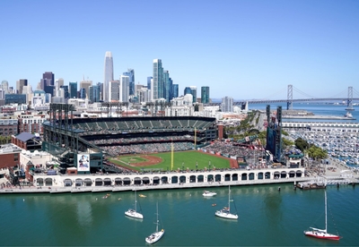 サンフランシスコ・ジャイアンツの本拠地「オラクル・パーク」© S.F. Giants