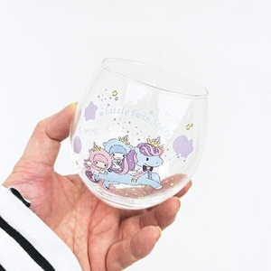 キキララのガラスコップ