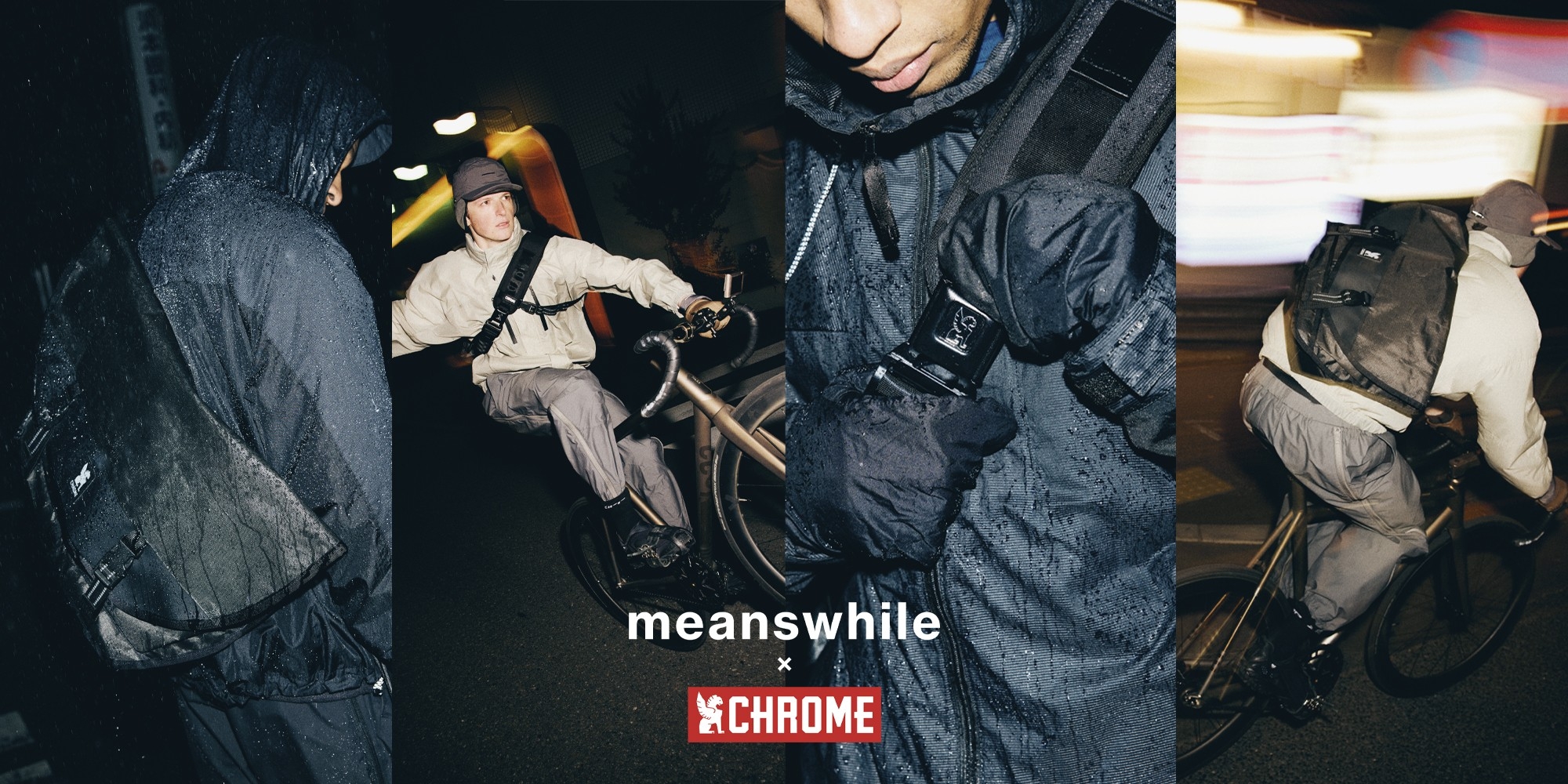 CHROME、meanswhileとコラボレーションした使うほどに和紙のよう