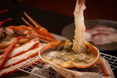 濃厚なカニみそを味わえるのもカニ料理の醍醐味（実際に提供されるメニューとは異なる可能性があります）