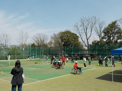 車いすテニス体験（イメージ）