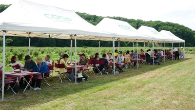 畑でレストラン2023の様子