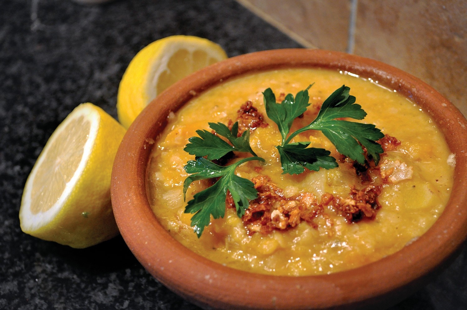 アリア・ウ・アダス(かぼちゃとレンズ豆のシチュー)