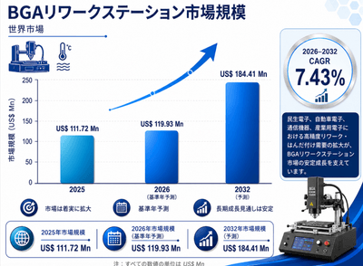 図.   BGAリワーク装置、世界市場規模