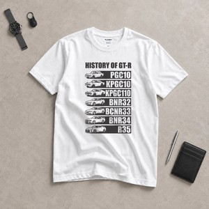 2601NS41-02 NISSAN HISTORY OF GT-R Tシャツ